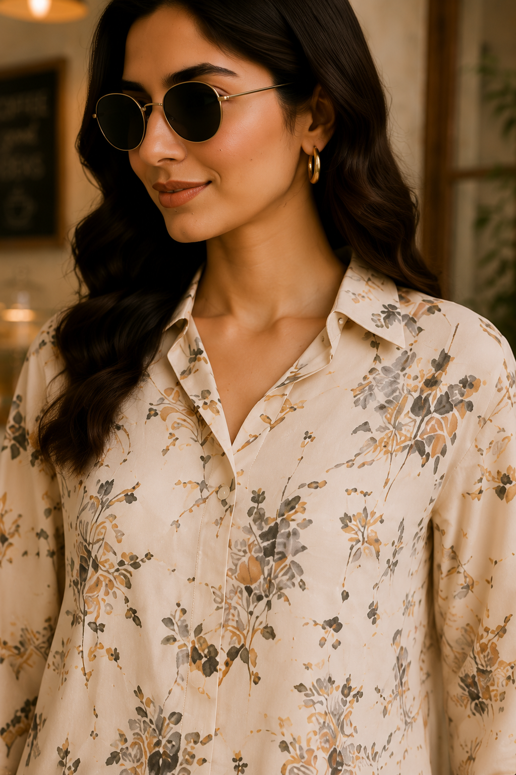 Ivory Bloom Floral Co-Ord Set
