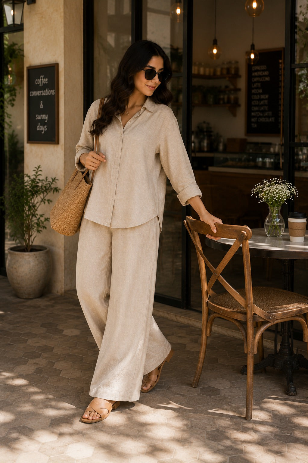Classic Beige Everyday Co-Ord Set