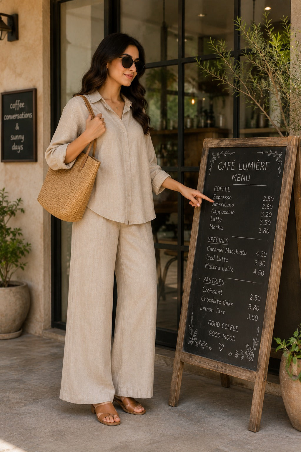 Classic Beige Everyday Co-Ord Set