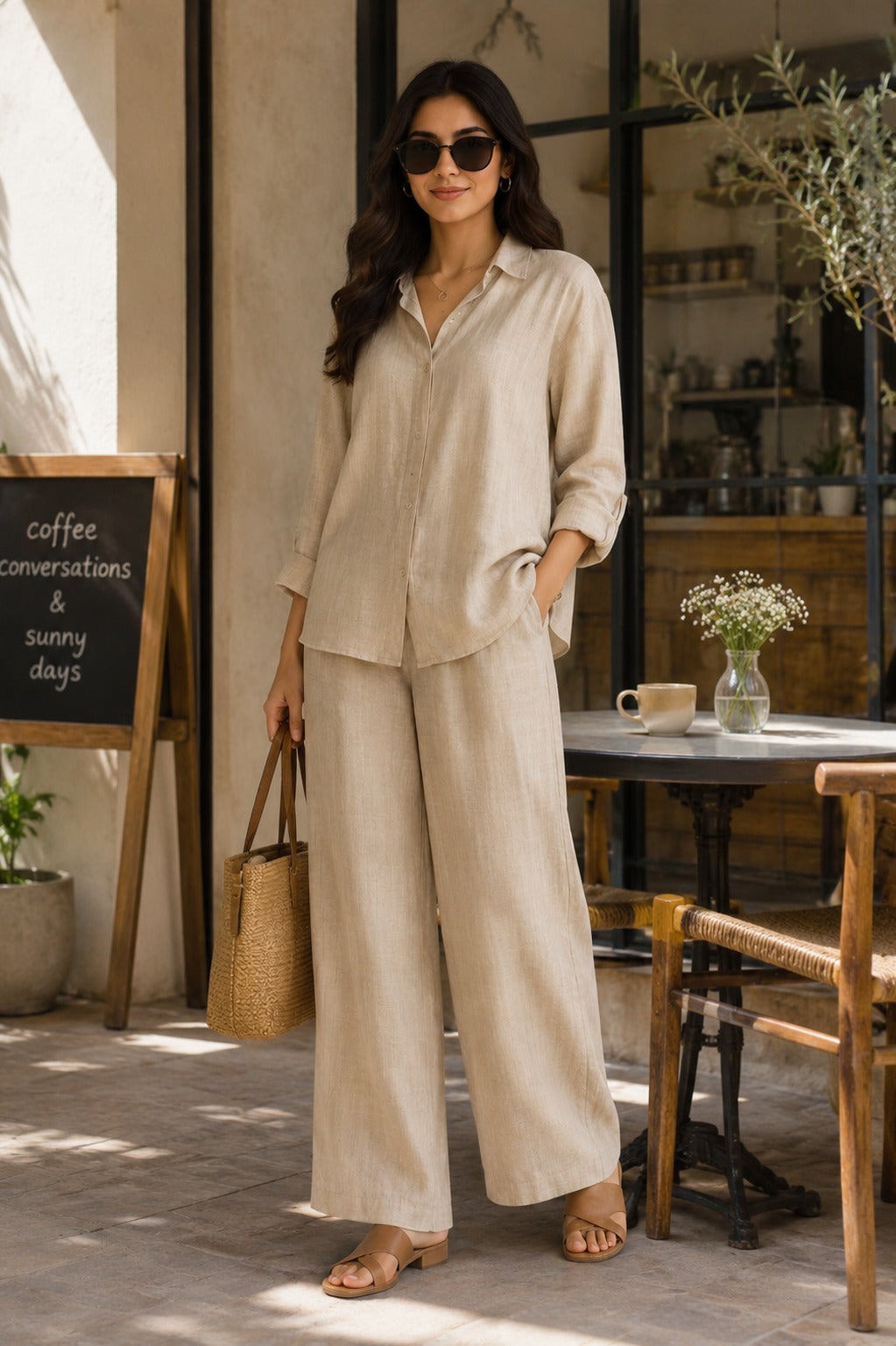 Classic Beige Everyday Co-Ord Set