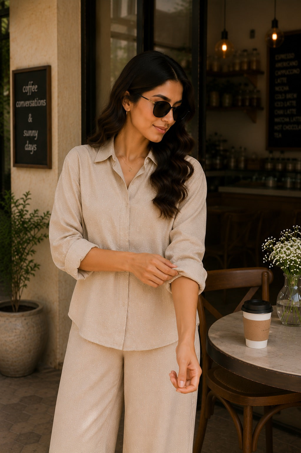 Classic Beige Everyday Co-Ord Set