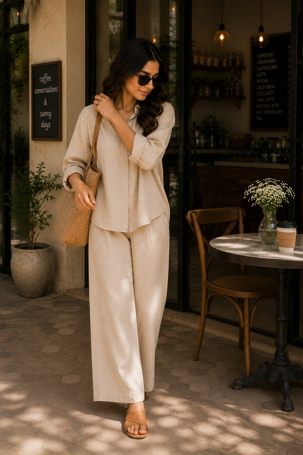 Classic Beige Everyday Co-Ord Set