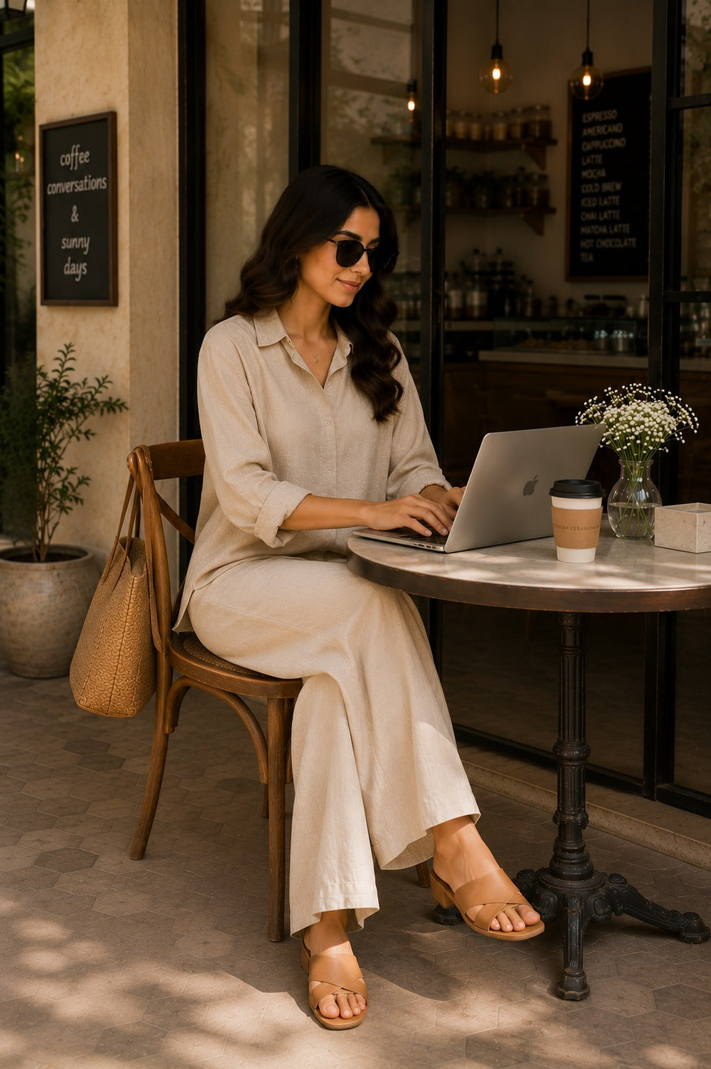 Classic Beige Everyday Co-Ord Set