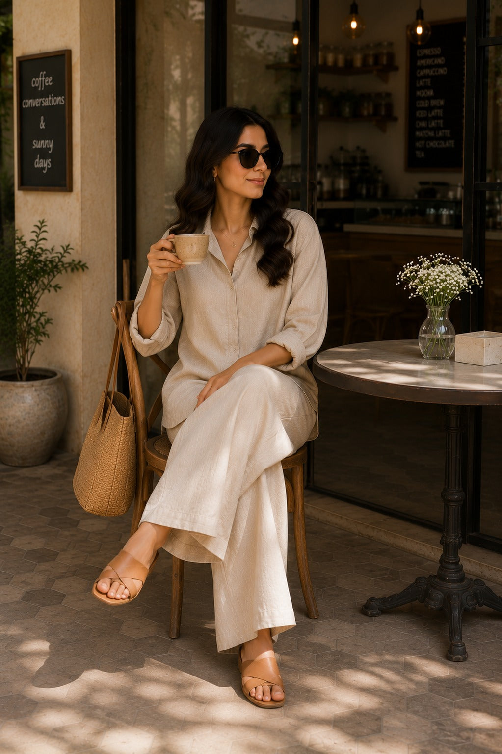 Classic Beige Everyday Co-Ord Set