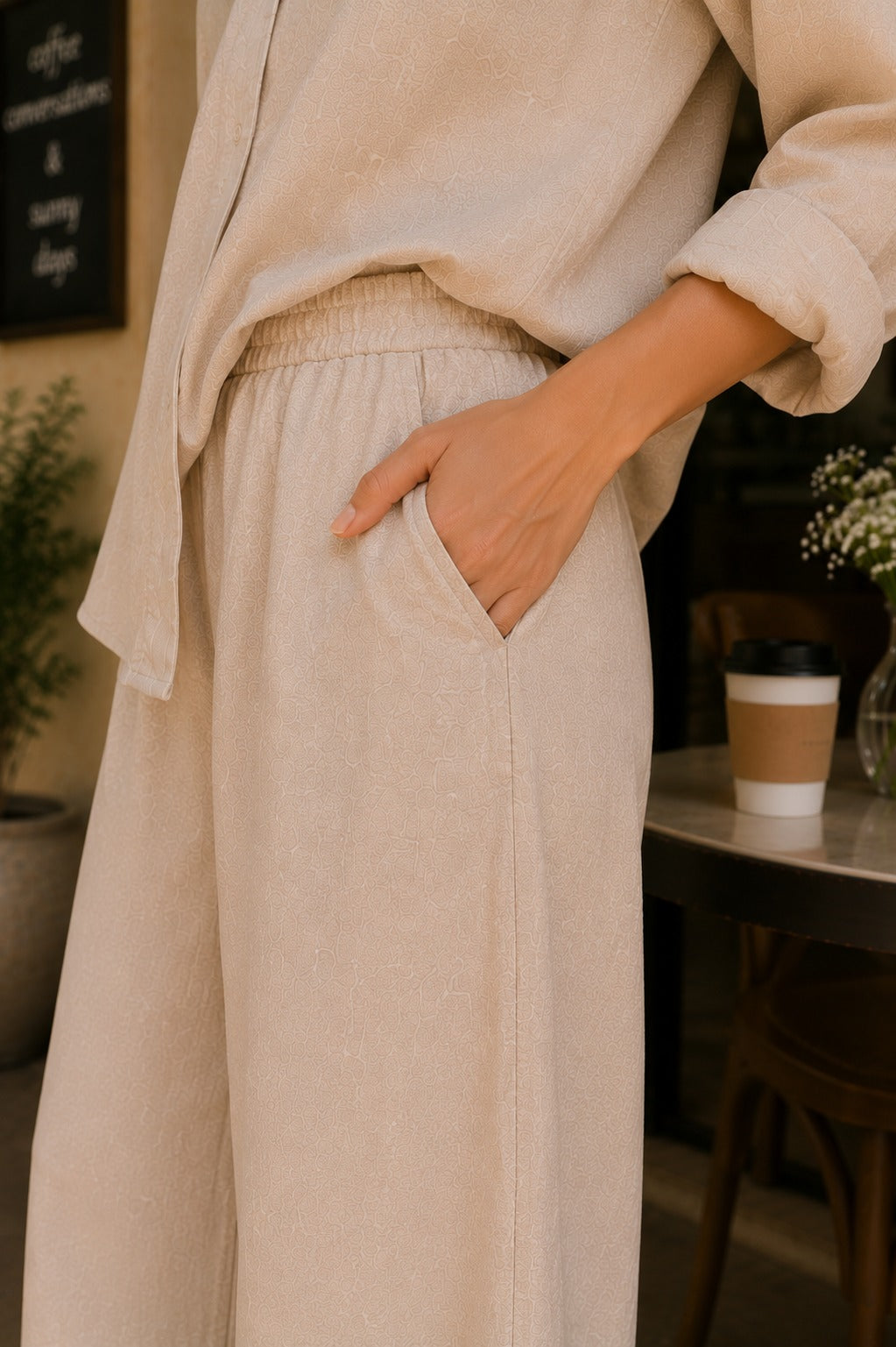 Classic Beige Everyday Co-Ord Set