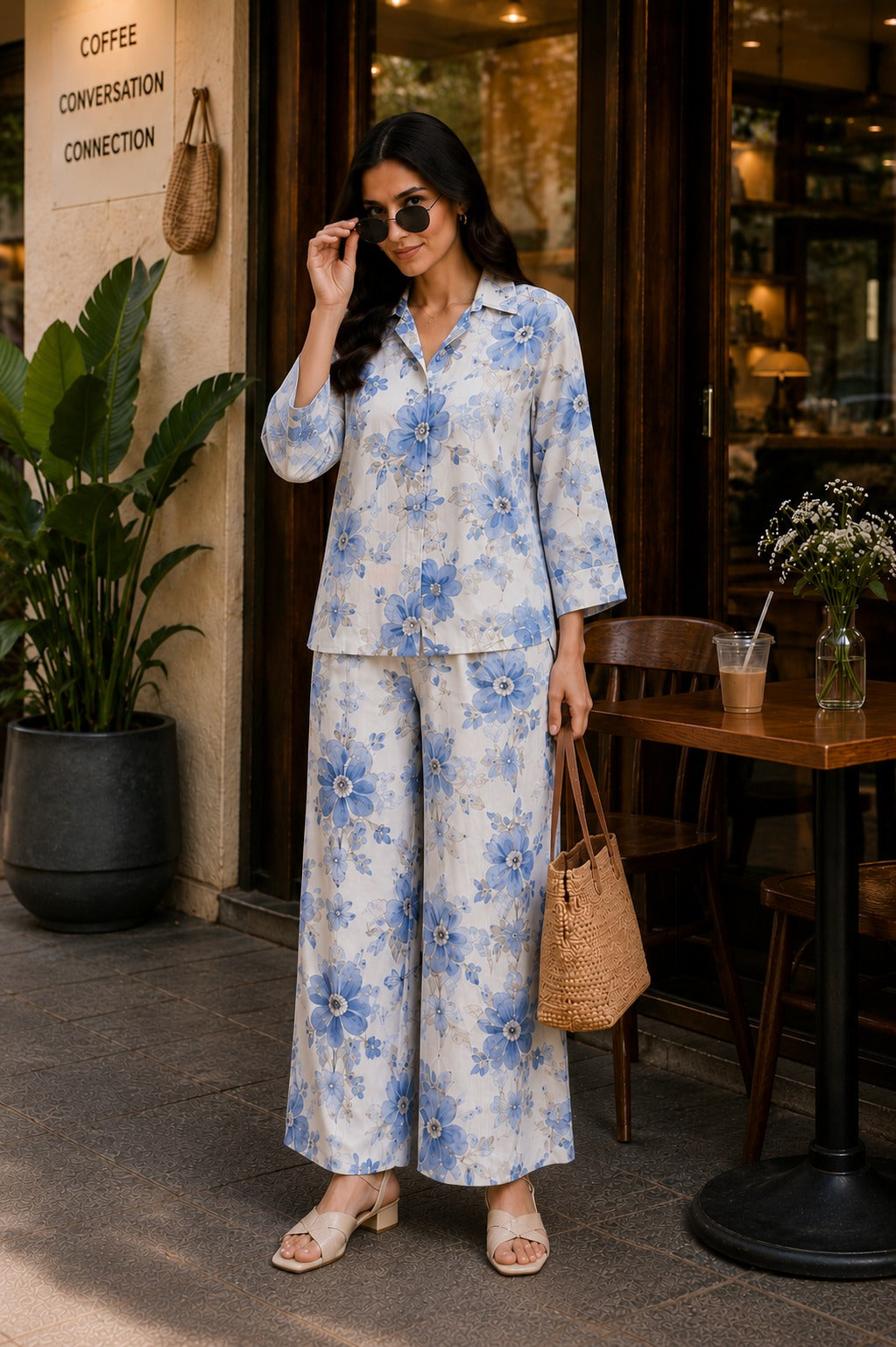 Bloom & Breeze Floral Co-Ord Set