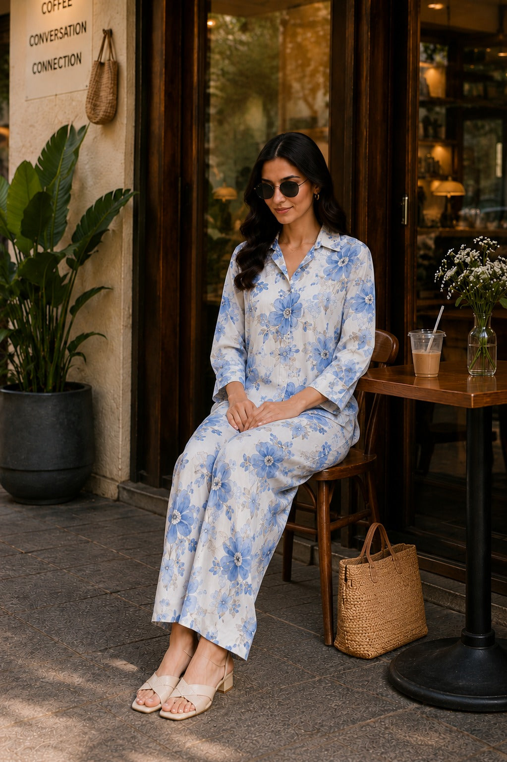 Bloom & Breeze Floral Co-Ord Set