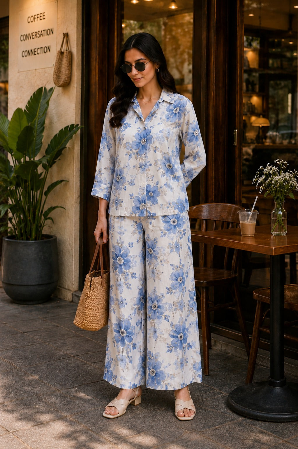 Bloom & Breeze Floral Co-Ord Set