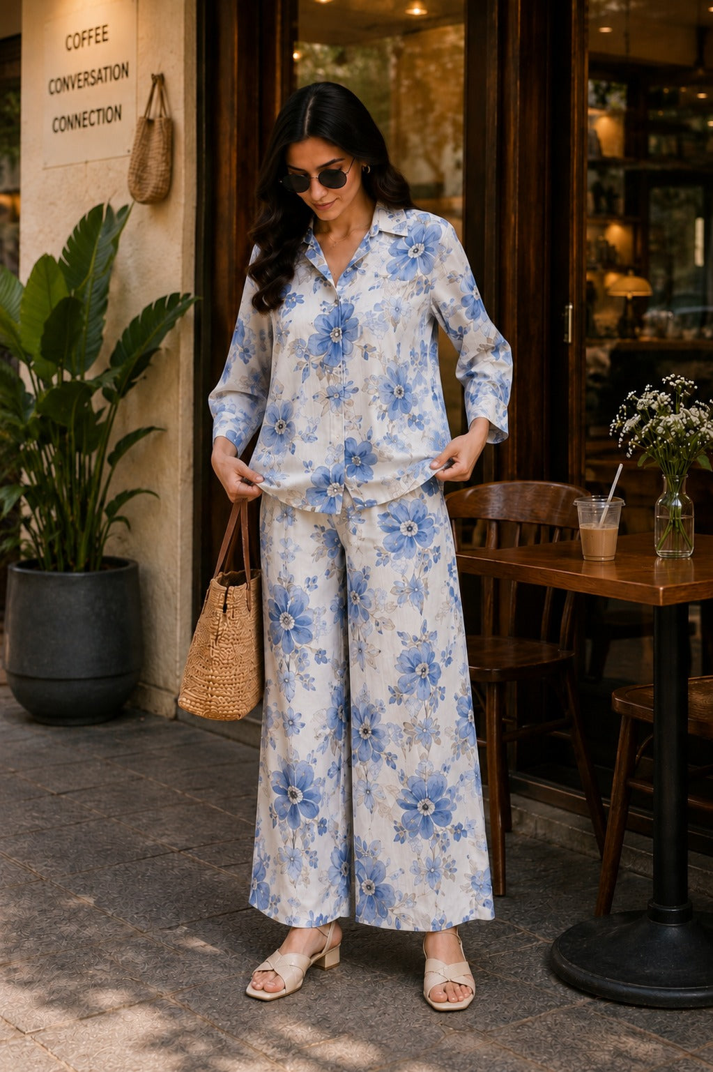 Bloom & Breeze Floral Co-Ord Set
