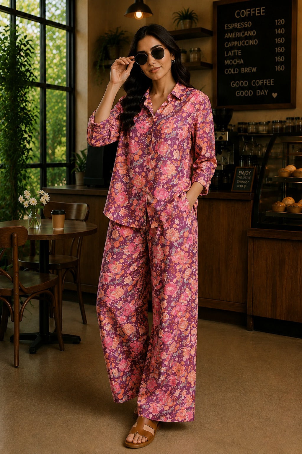 Rosé Blossom Lounge Set