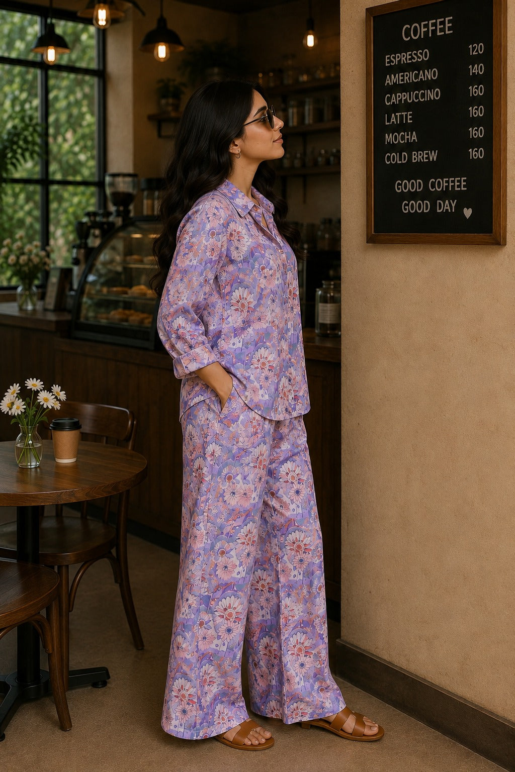 Lavender Blossom Lounge Set