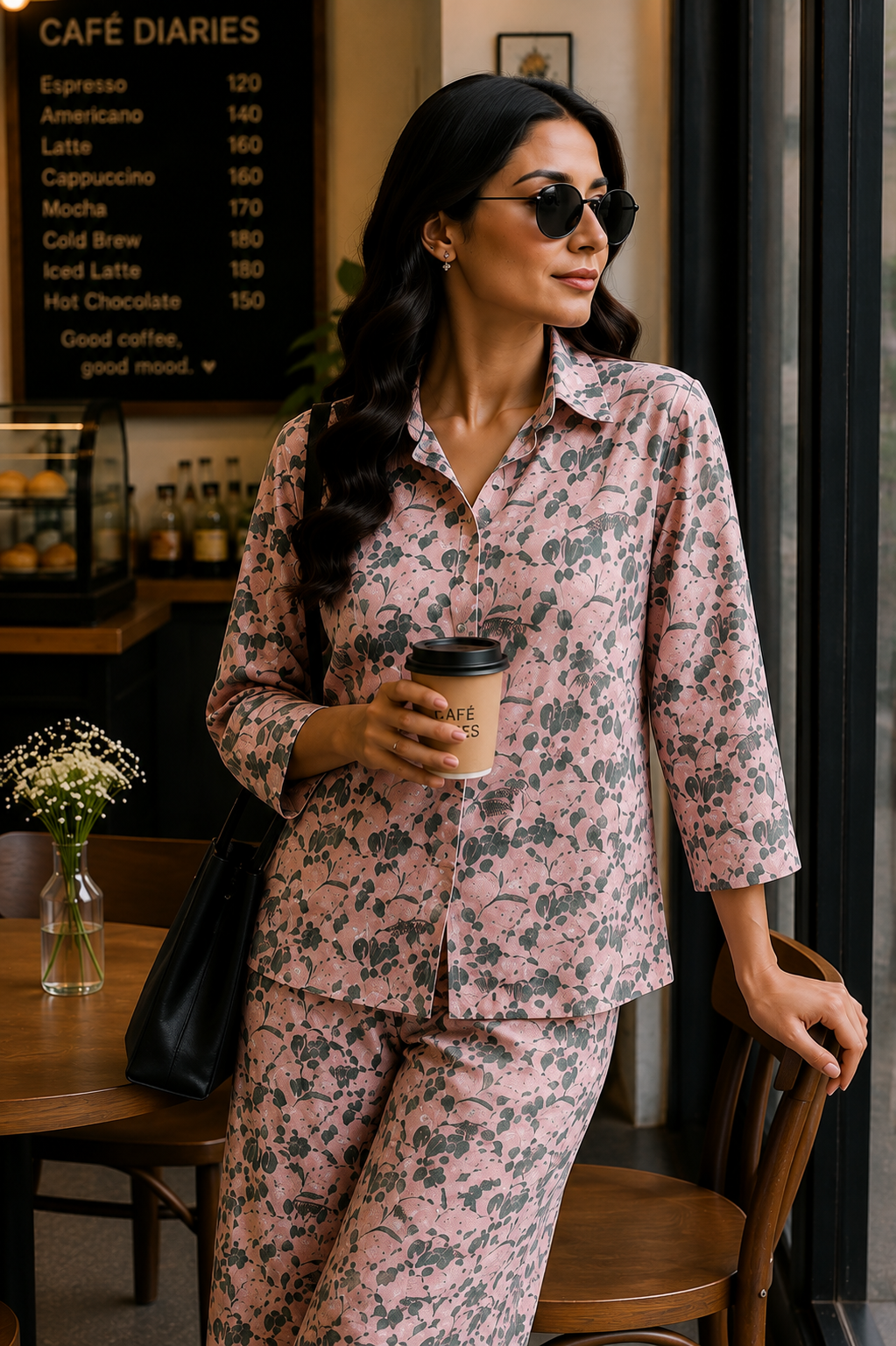 Blush Bloom Printed Co-Ord Set