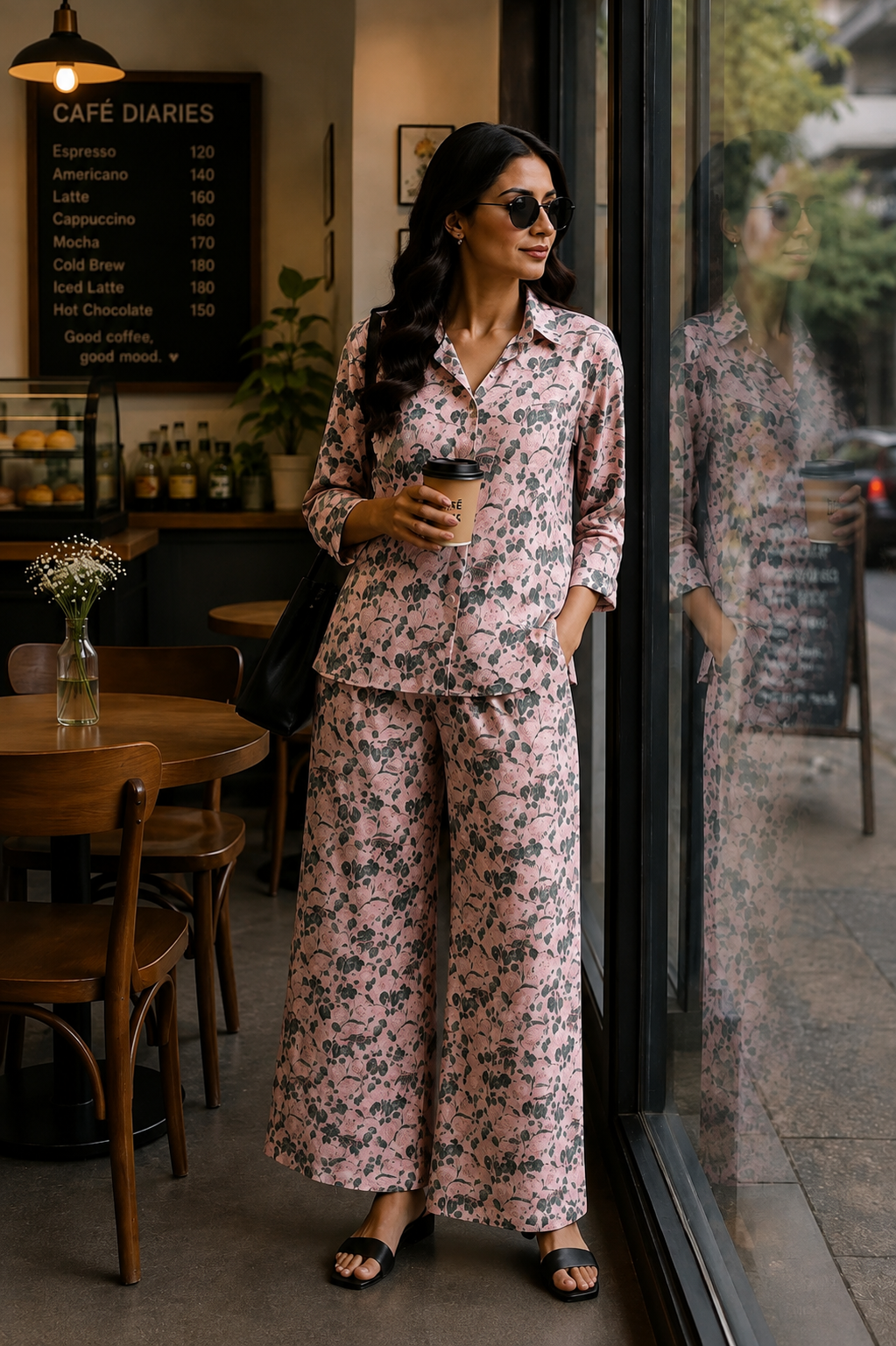 Blush Bloom Printed Co-Ord Set