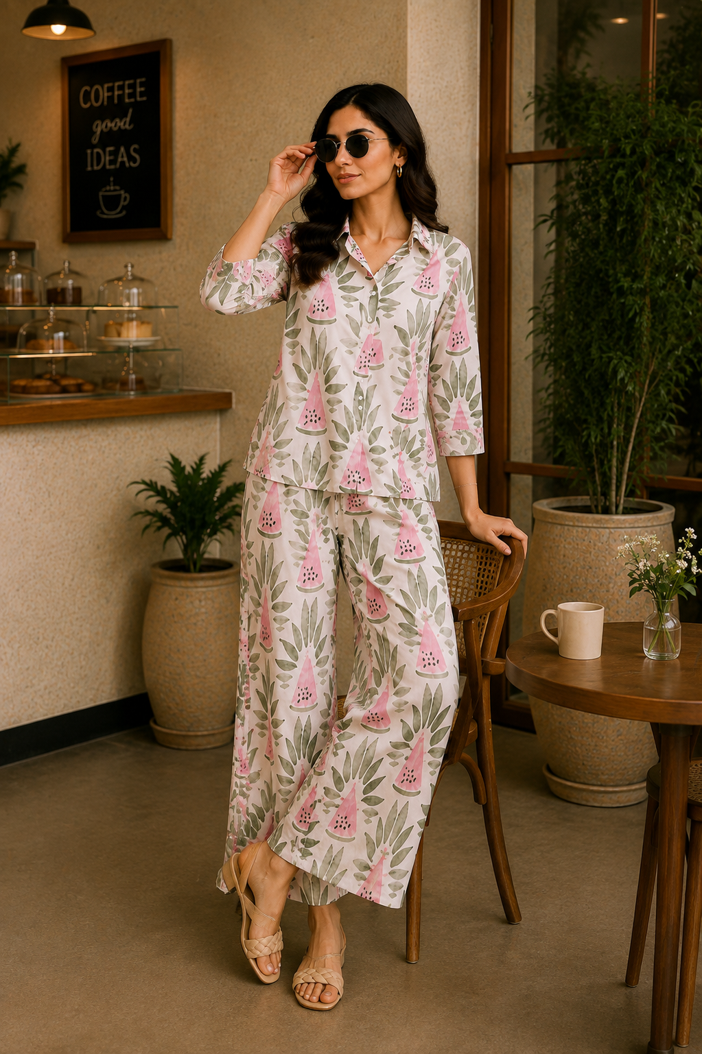 Watermelon Garden Co-Ord Set