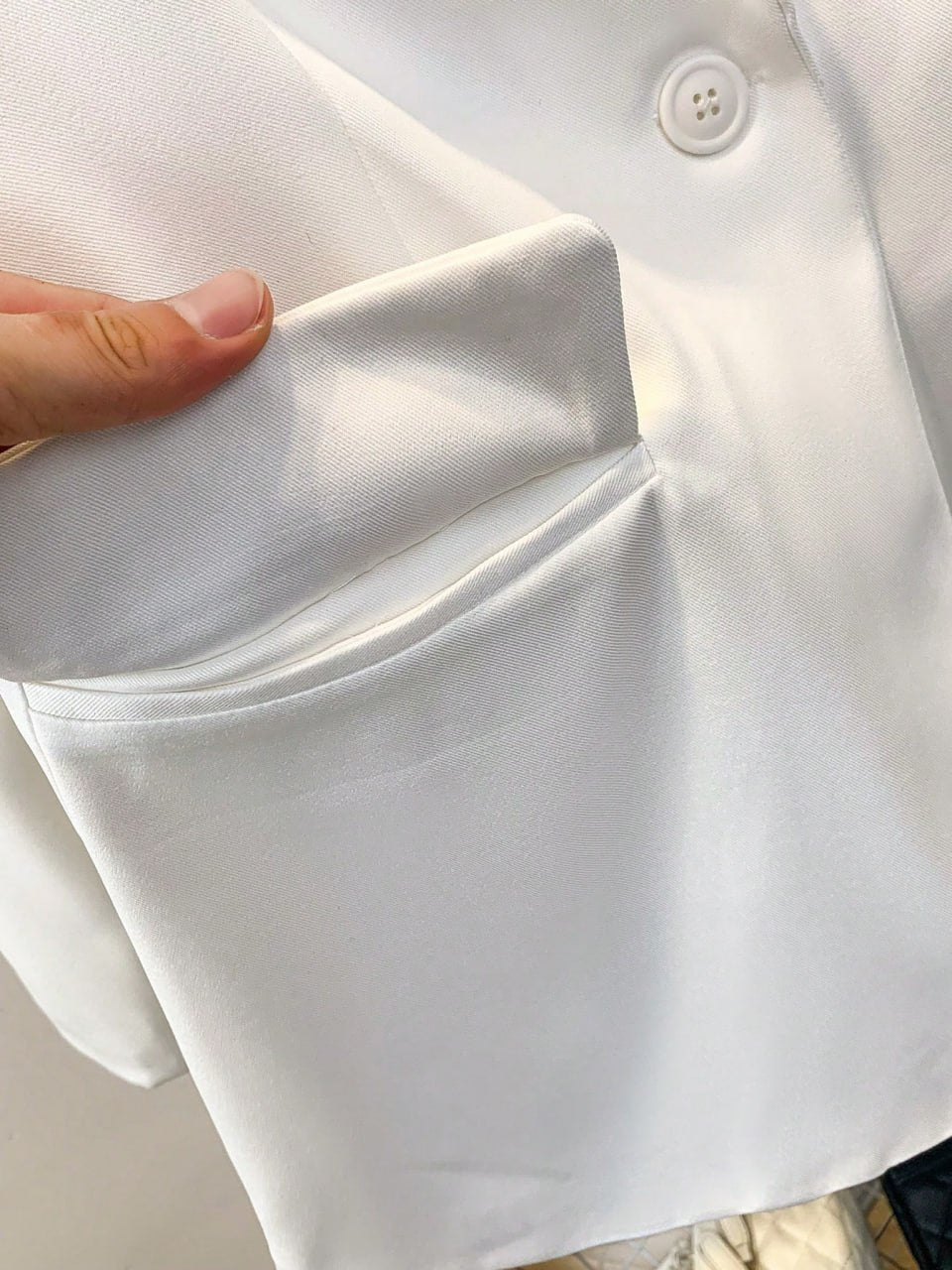 Classic White Full Sleeve Blazer